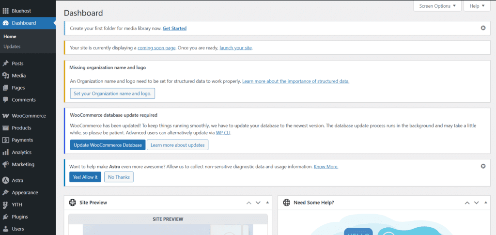 Inloggen op het WordPress dashboard