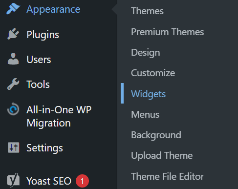 WordPress Widgets