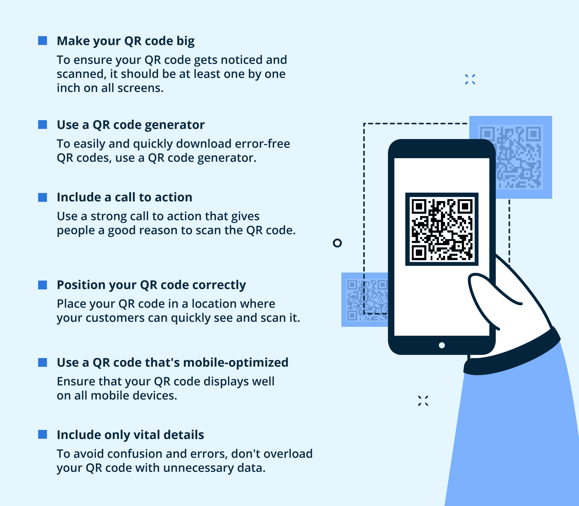 Tips om een QR code effectief te implementeren voor je website.