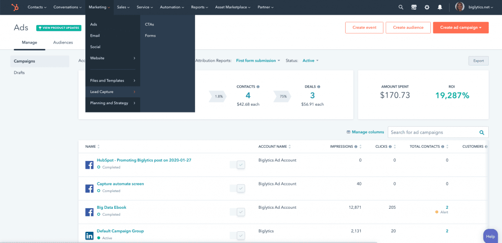 HubSpot als marketingautomatiseringshulpmiddel