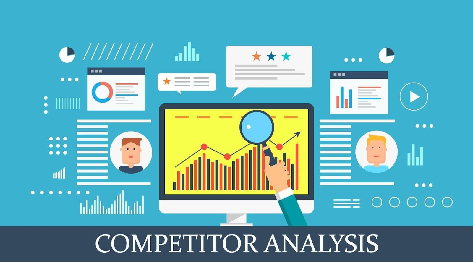 Het analyseren van concurrenten is essentieel voor het creëren van een marketingstrategie.
