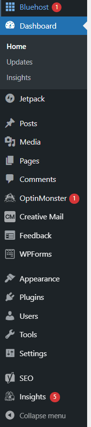 WP linker navigatiepaneel