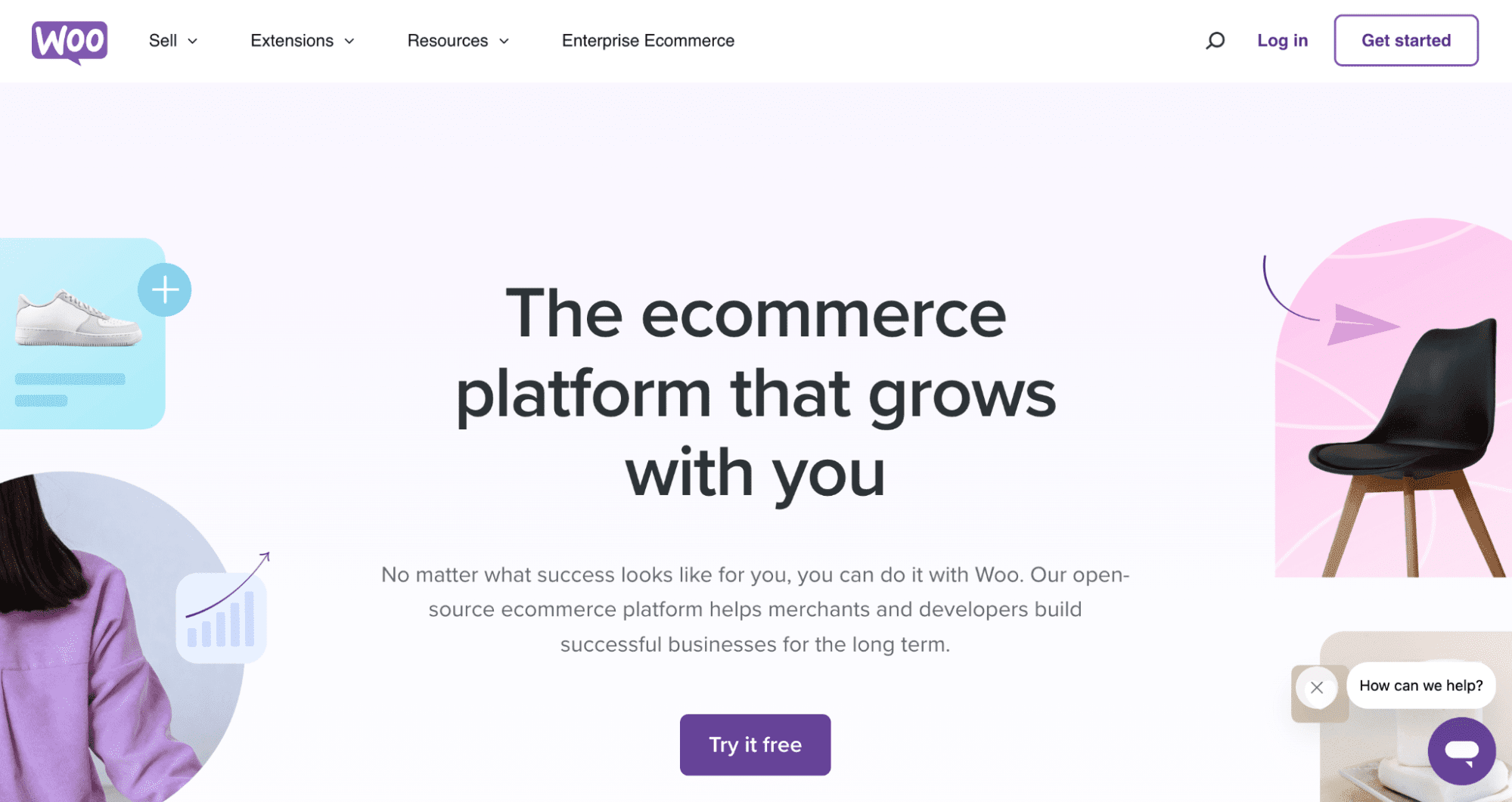 WooCommerce homepage.