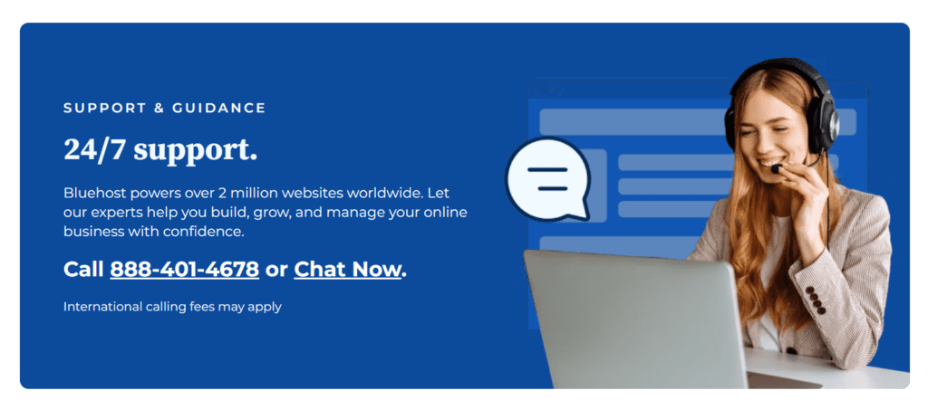 Bluehost-klantenondersteuning