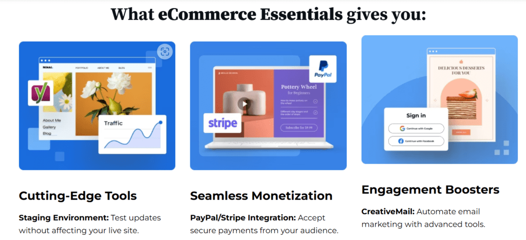 Bluehost E-commerce benodigdheden