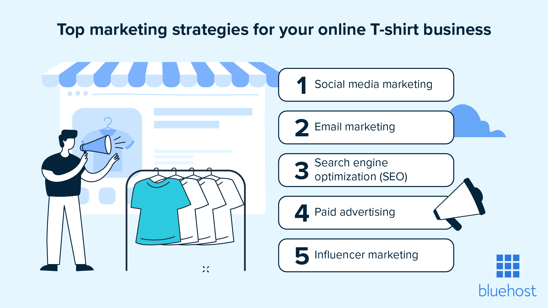 De beste marketingstrategieën voor je online T-shirt bedrijf.