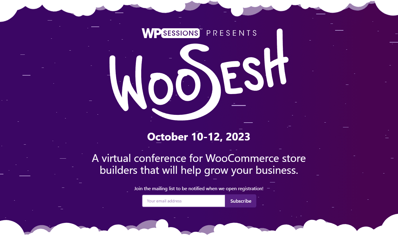 WooSesh 2023 komt eraan in oktober.