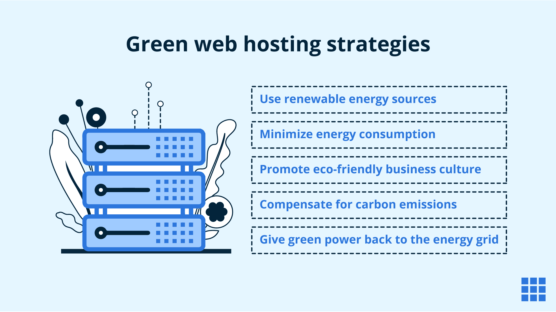 Groene webhostingstrategieën