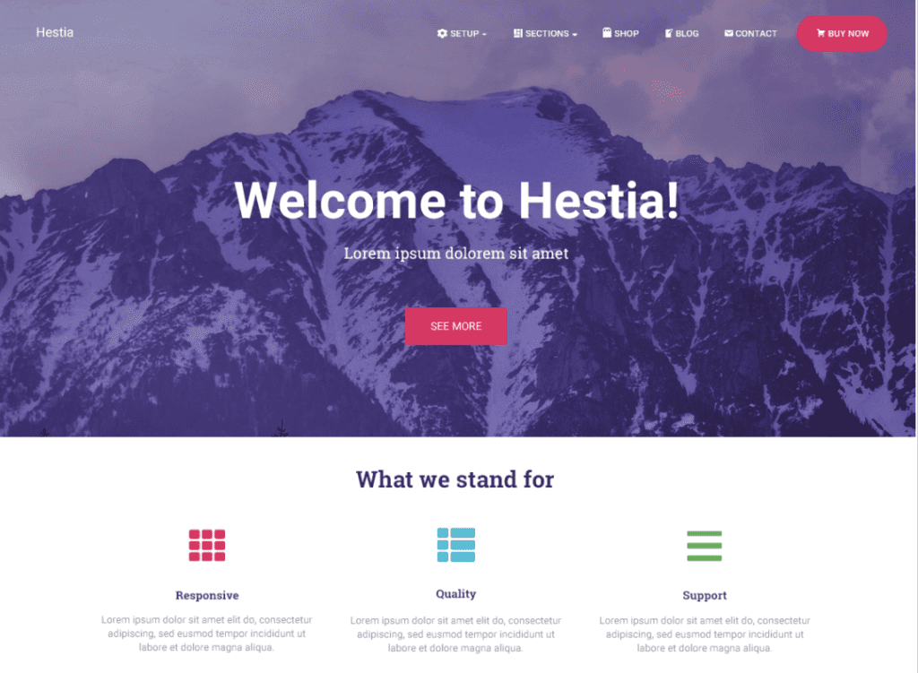 Hestia WordPress-plug-in