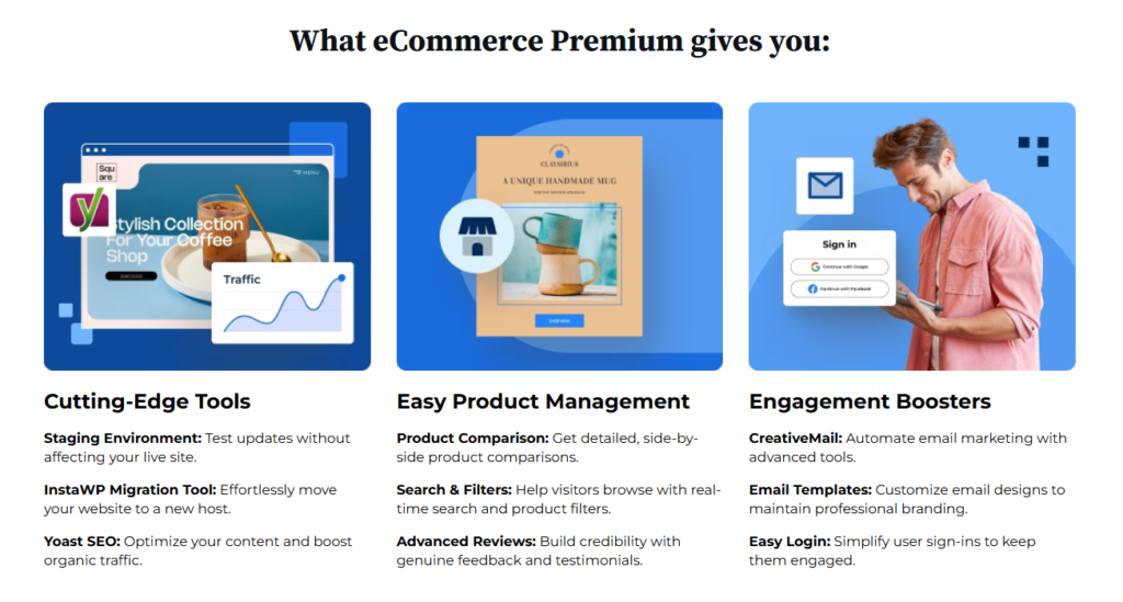 Bluehost e-commerce Premium