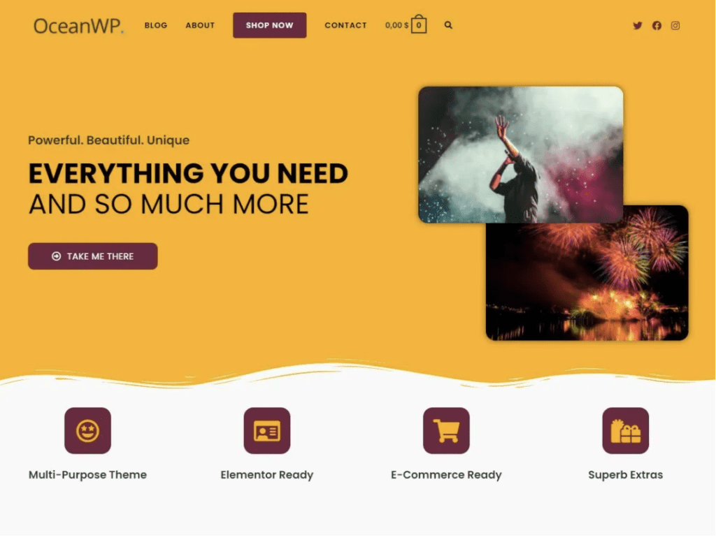 OceanWP WordPress blog thema