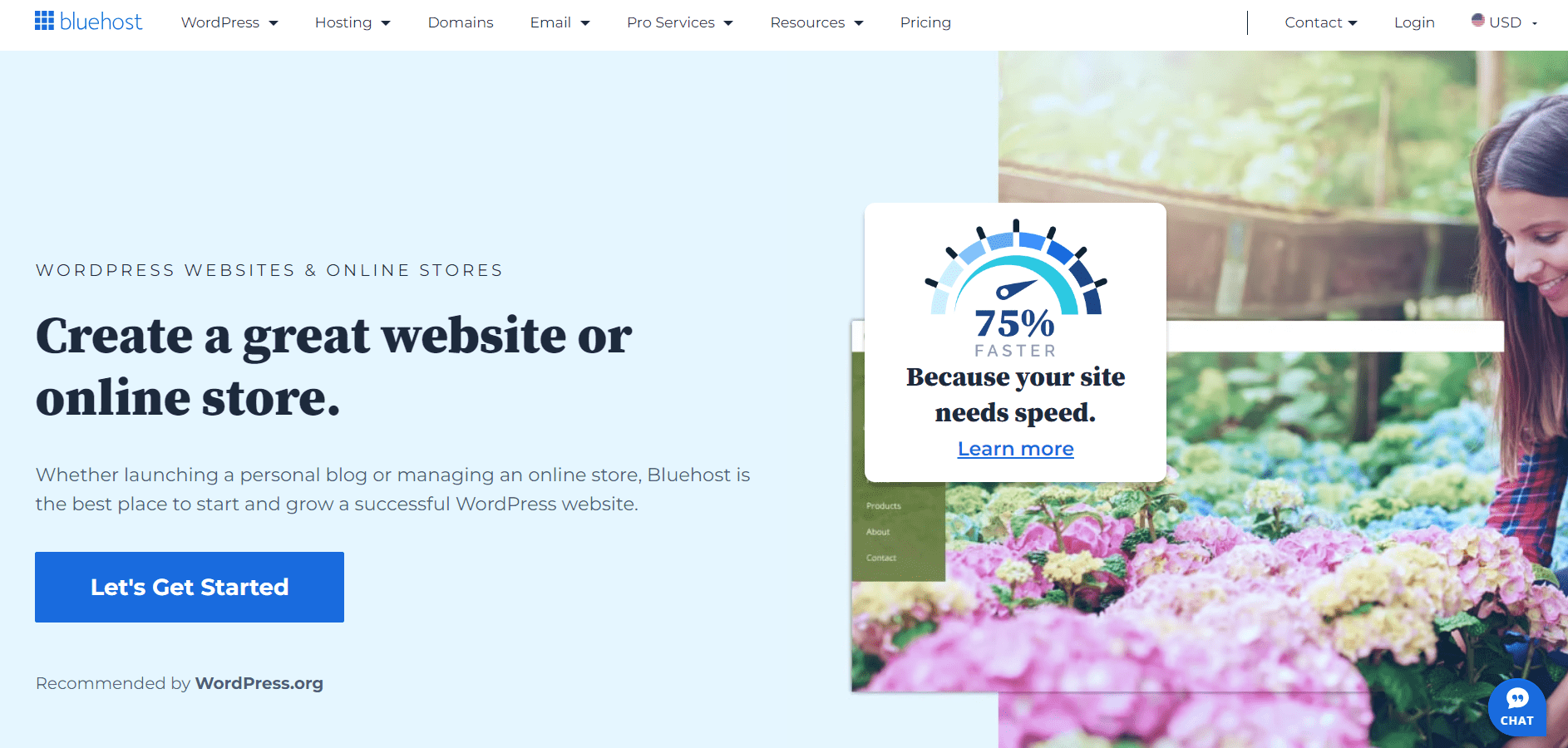 Bluehost Website Builder is de beste keuze voor eigenaren van kleine bedrijven.