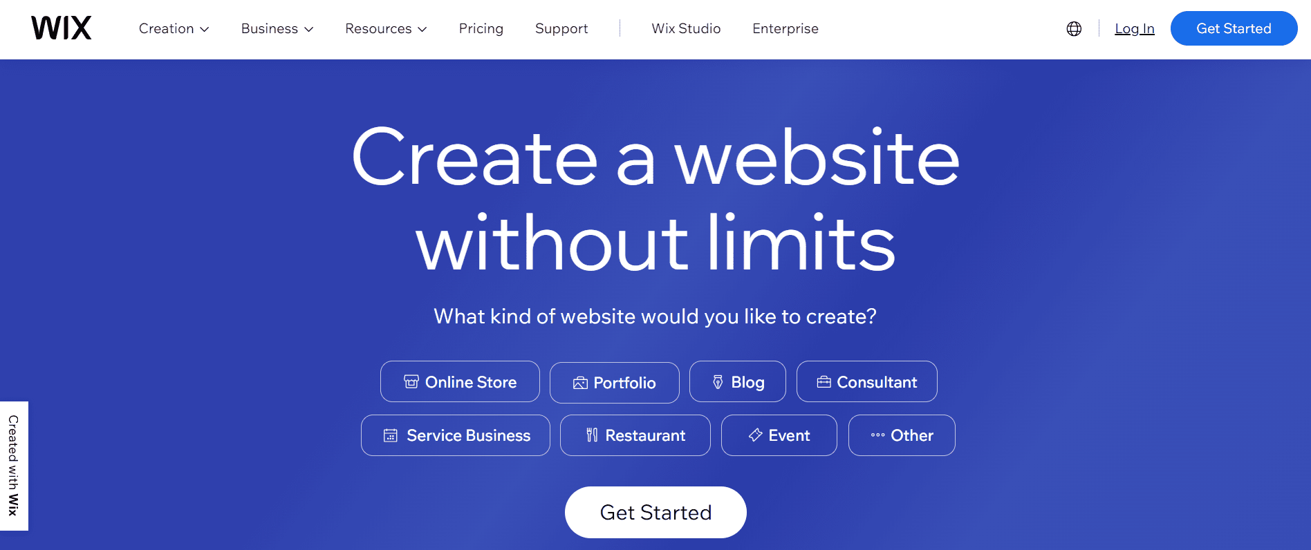 Wix is een alles-in-één Squarespace-alternatief waarmee je elk type website kunt maken.