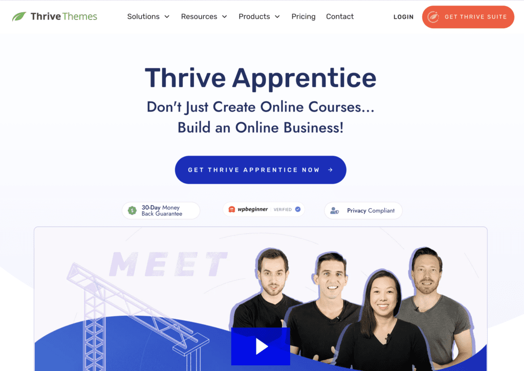 thrive leerling - wp lms plugin