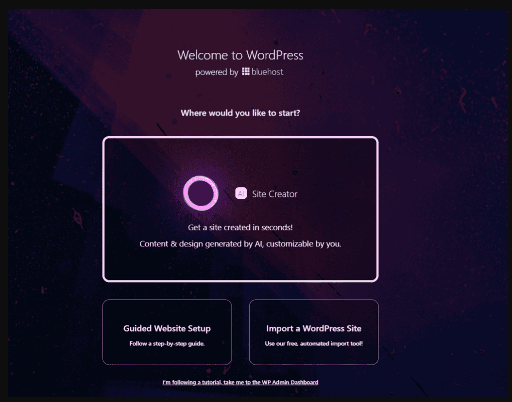 WordPress instellen
