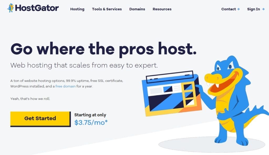 HostGator - vliegwiel alternatief
