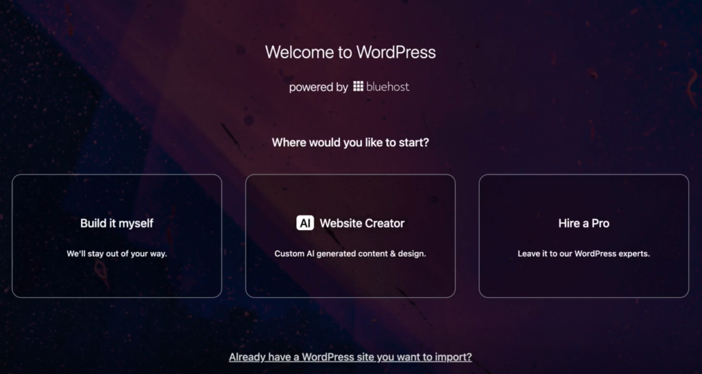 AI website bouwer