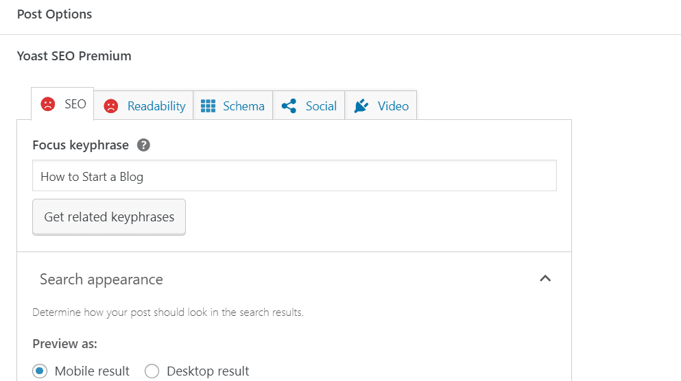 Controleer Yoast SEO
