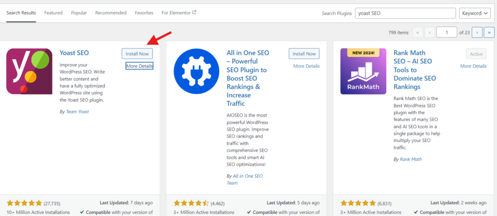 Installeer Yoast SEO