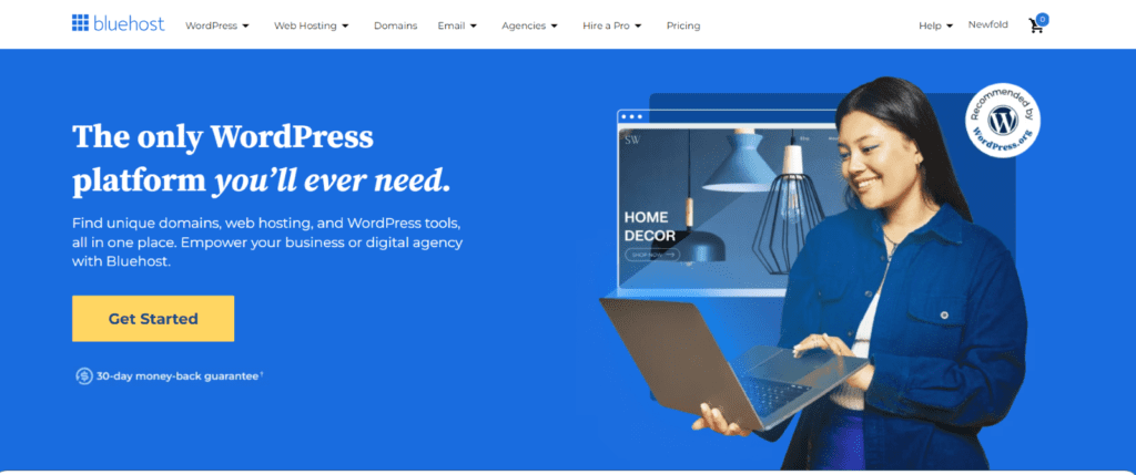 Meld u aan voor een Bluehost-abonnement  