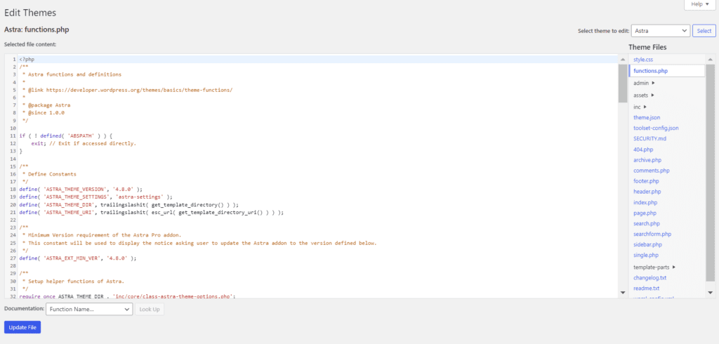 PHP-code gebruiken om de beheerdersbalk te verbergen