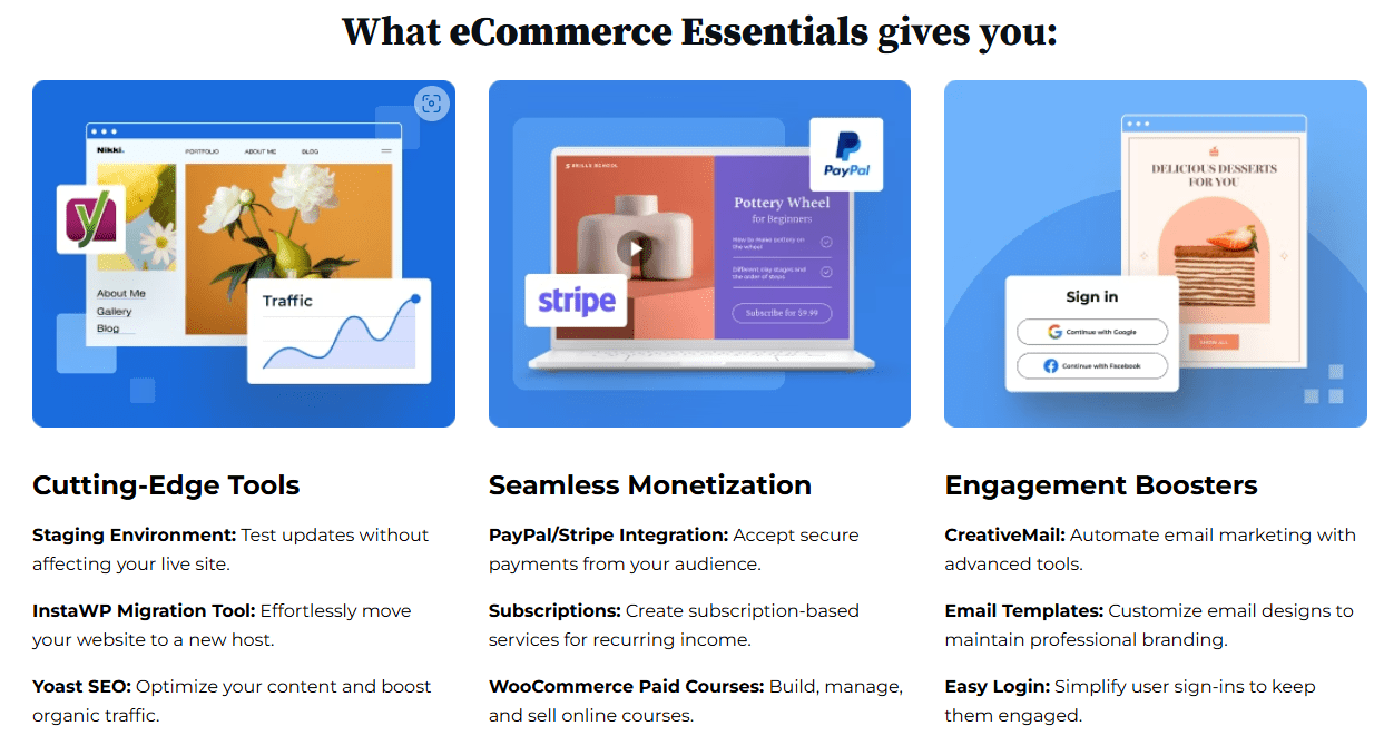 Wat eCommerce Essentials u biedt