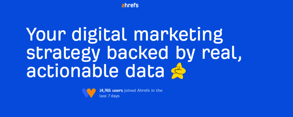 afbeelding van ahrefs pagina