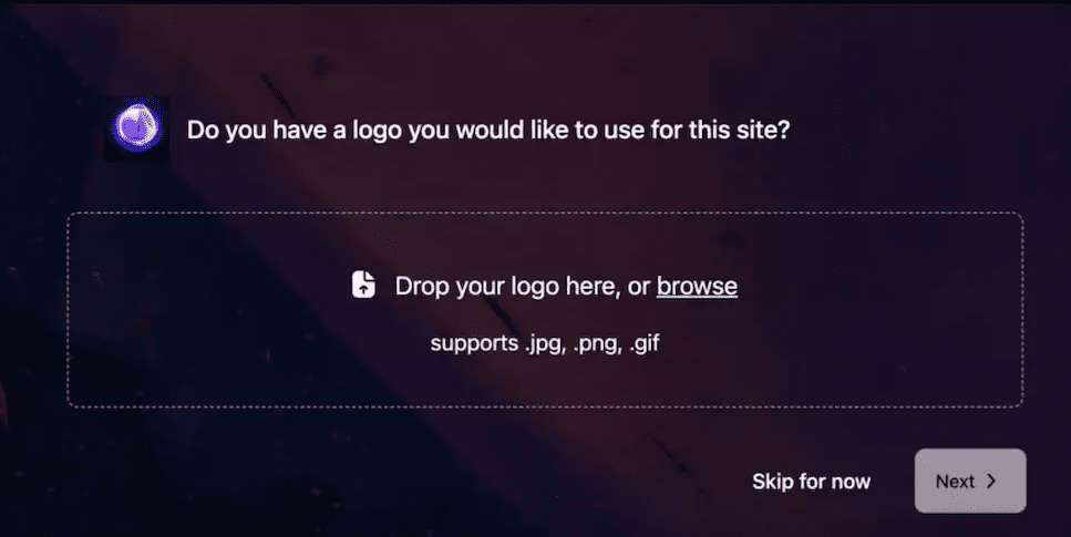 logo uploaden