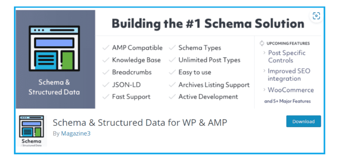 Schema en gestructureerde gegevens voor WP en AMP  