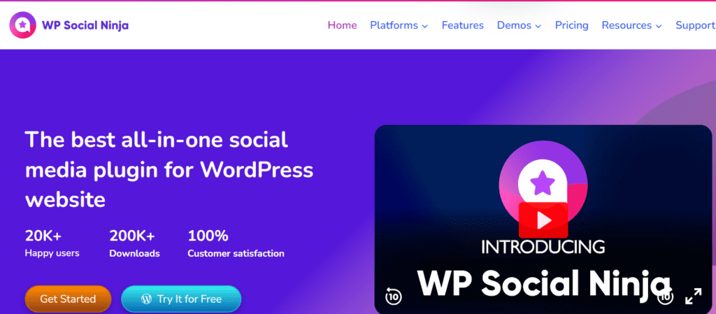 WP Sociale Ninja