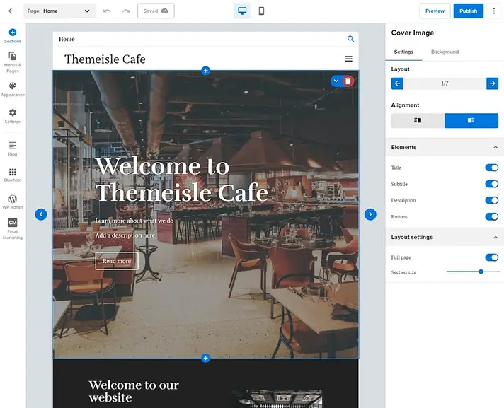 Website ontwerp