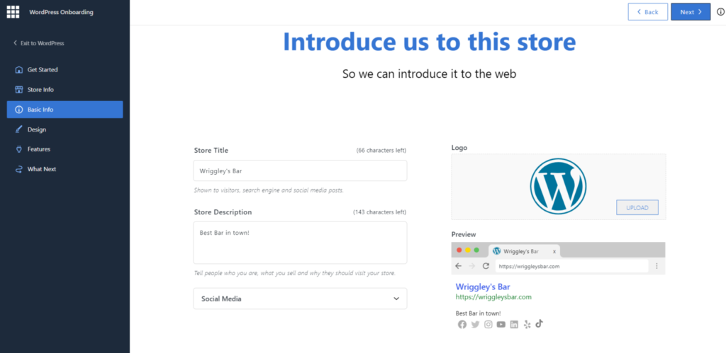 Onboarding met WordPress