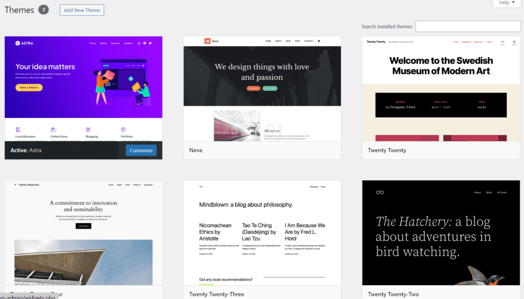 WordPress Thema's
