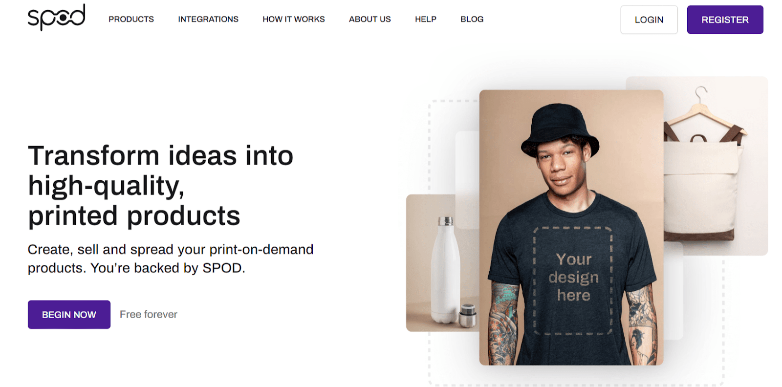 Spod homepage