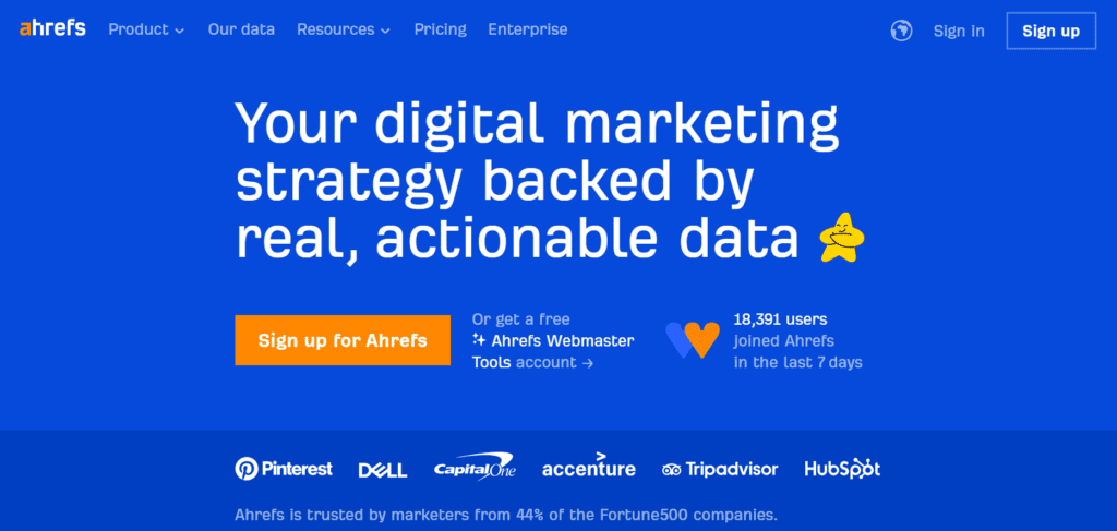Ahrefs voor affiliate marketing