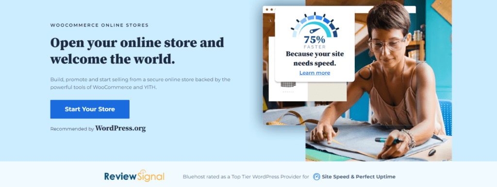 Bluehost Hosting-oplossingen