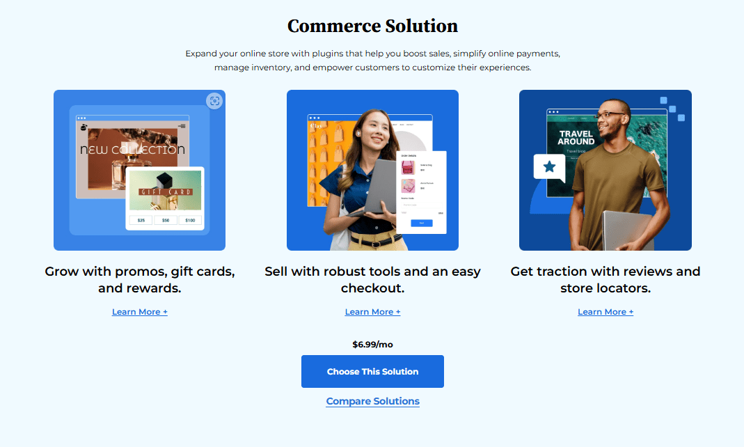 Bluehost WordPress Commerce Oplossing