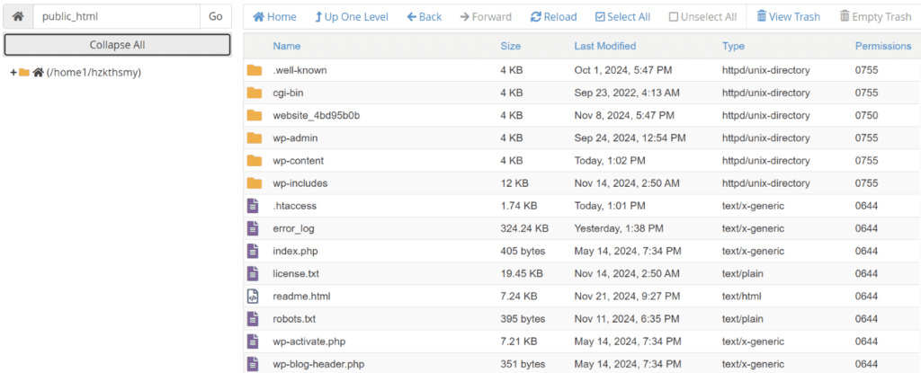 Download alle WordPress-bestanden