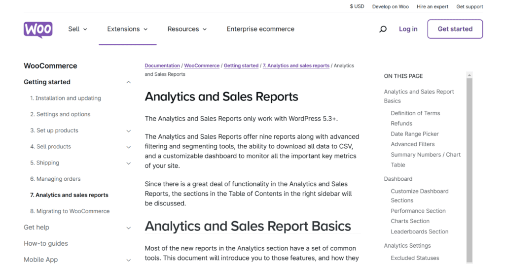 WooCommerce-analyse