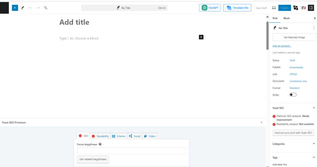 Dashboard voor WordPress-inhoudsbeheer