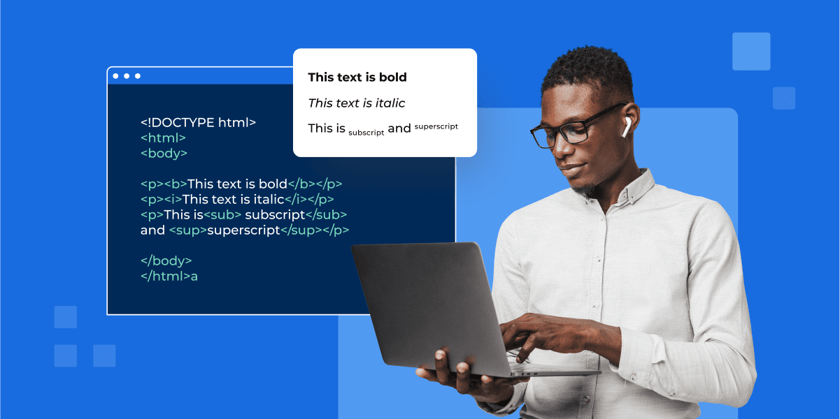HTML-lettertypestijlen – Tekst opmaken in HTML