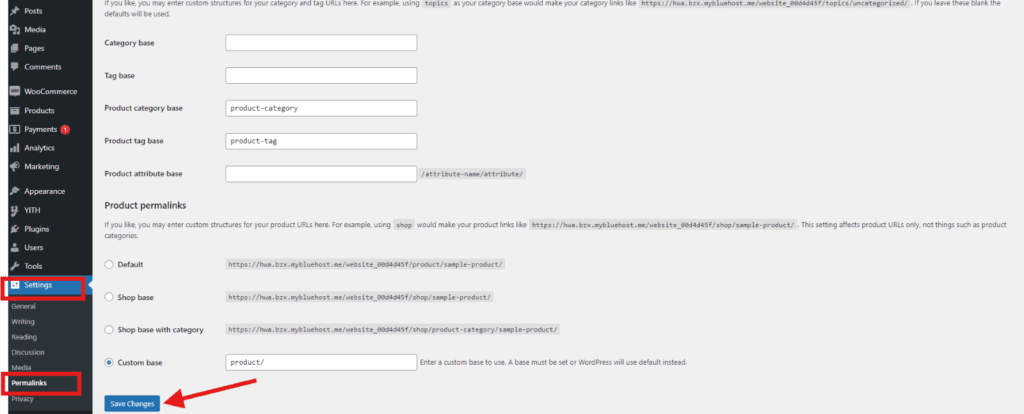 Permanente links