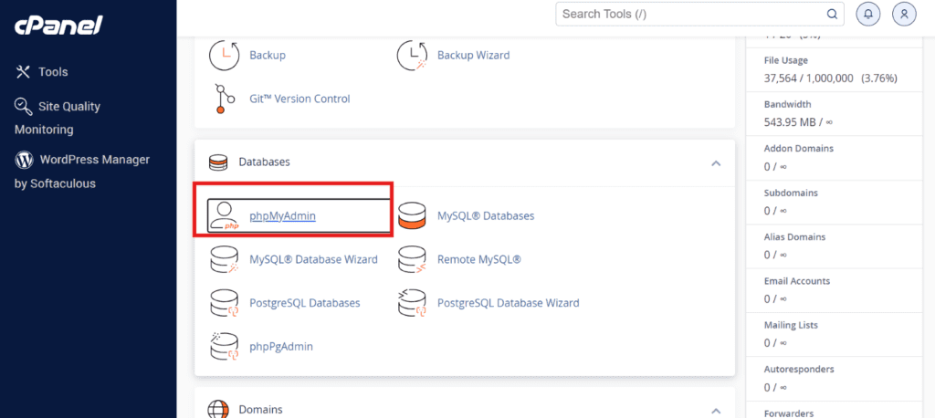 phpMyAdmin
