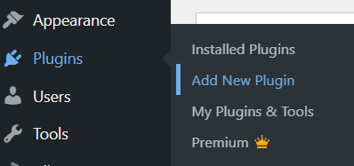 Nieuwe plugin toevoegen