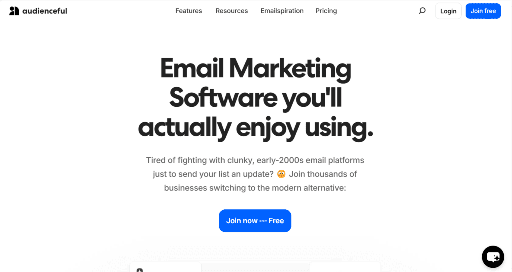 Homepage voor het publiek