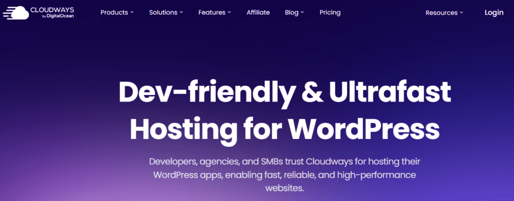 Cloudways WordPress hosting
