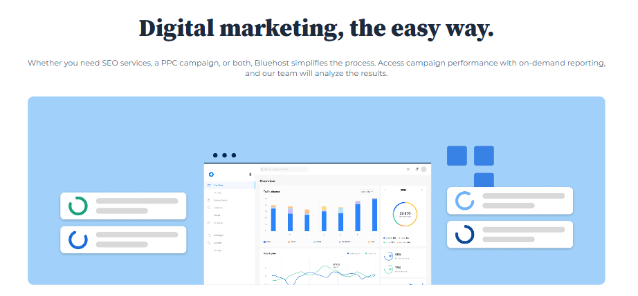 Bluehost professionele digitale marketing