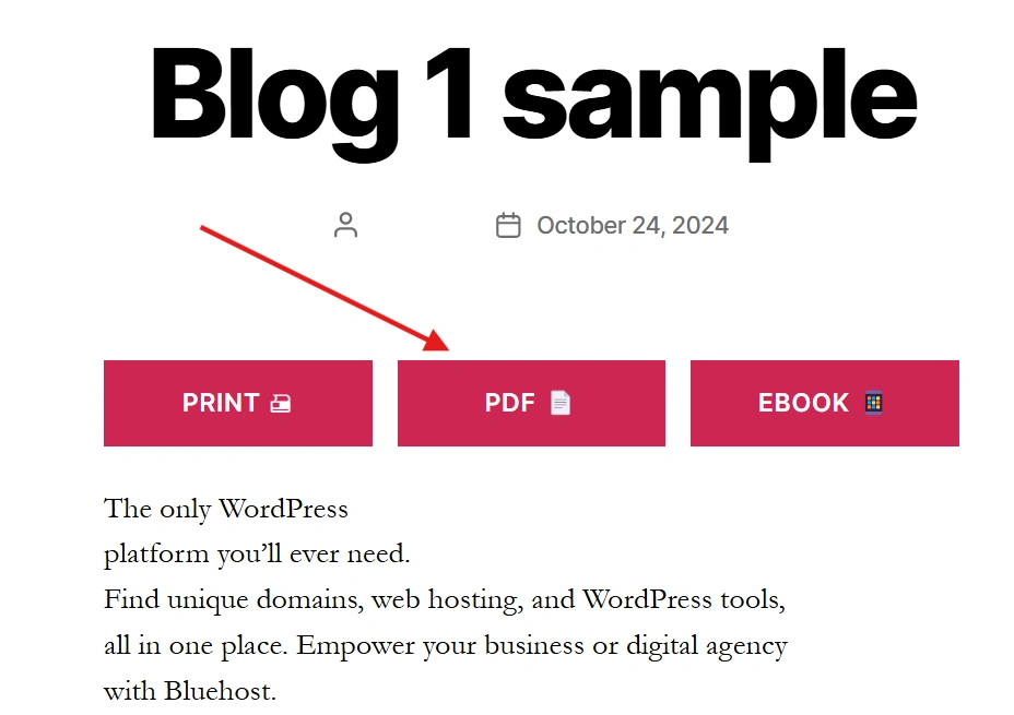Klik op de PDF-knop