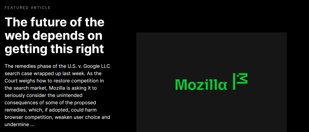 De Mozilla-website  