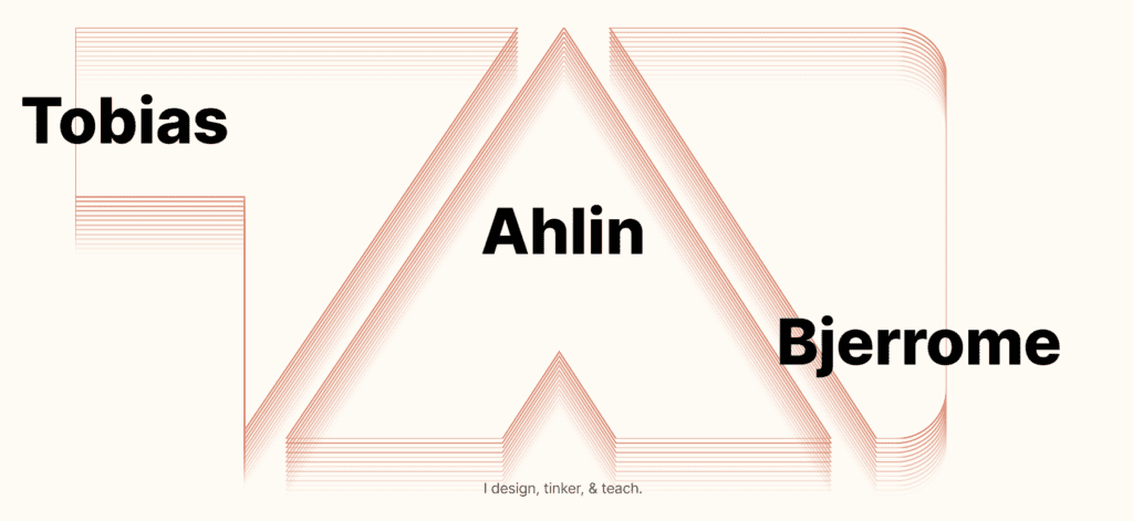 Tobias Ahlins site  